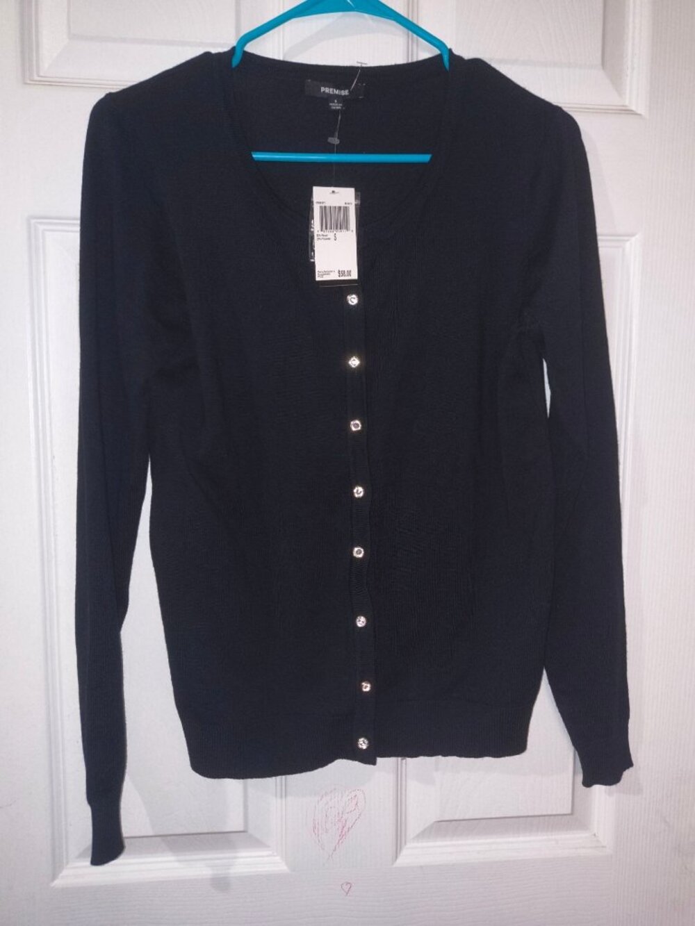 Premise Cardigan Black Small NWT